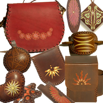 Accessori cuoio pelle realizzati a mano