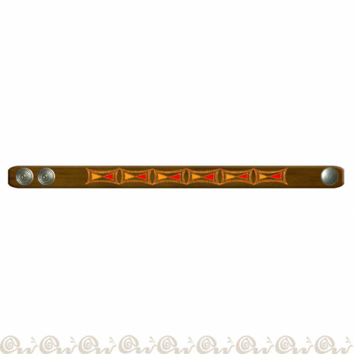 bracciale cuoio decoro 1