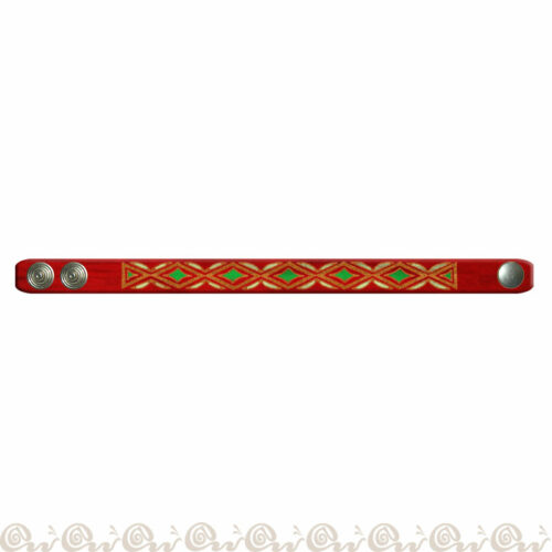 bracciale cuoio decoro 2