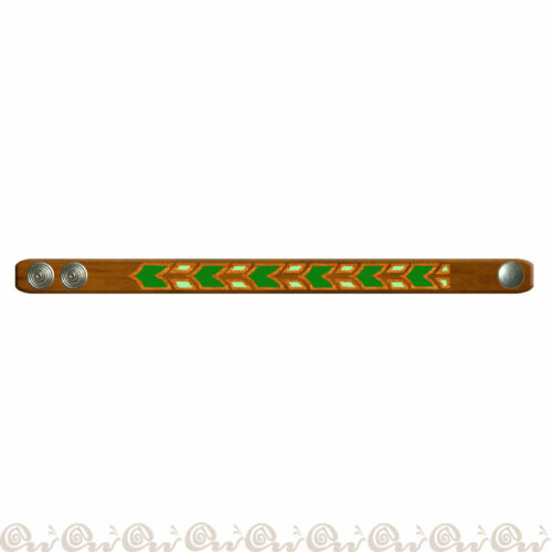 bracciale cuoio decoro 4
