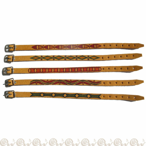 bracciali crosta decorati giallo