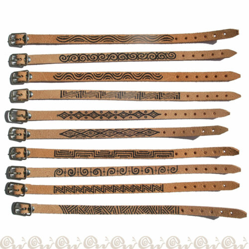 bracciali crosta decorati 1,0 cm