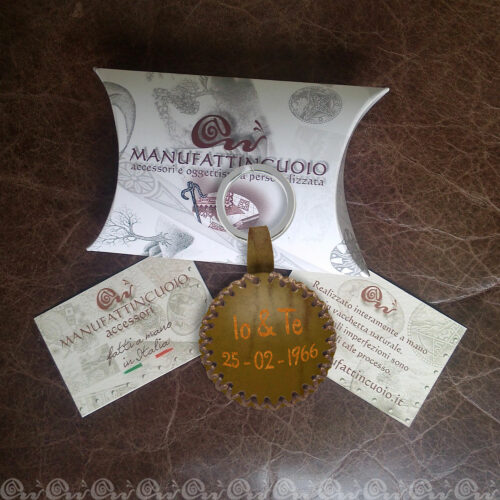 Portachiavi cuoio zodiaco celtico - immagine 9