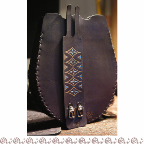 Bracciale due fibbie decorato - immagine 5