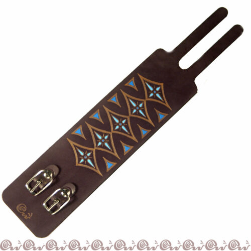 Bracciale due fibbie decorato - immagine 6