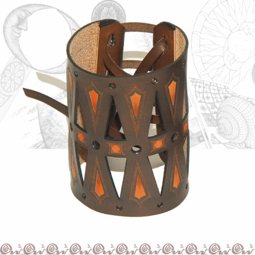 Bracciale traforato e decorato altezza 7 cm - immagine 8