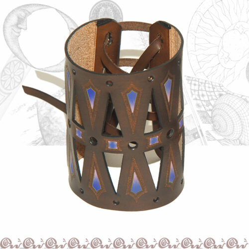Bracciale traforato e decorato altezza 7 cm - immagine 7