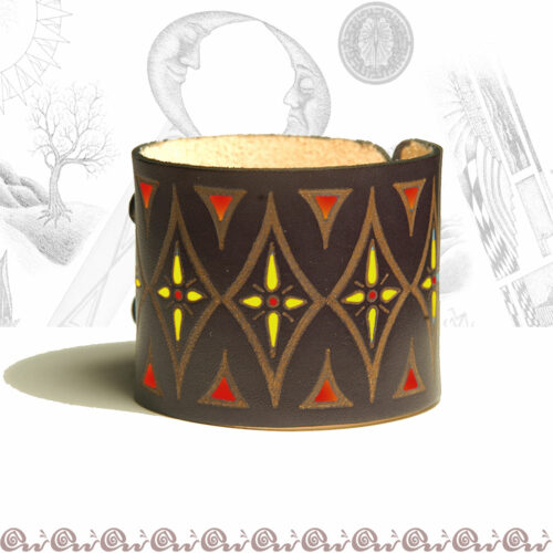 Bracciale due fibbie decorato - immagine 9
