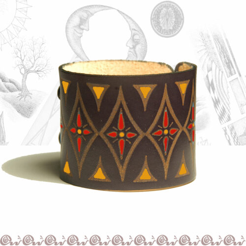 Bracciale due fibbie decorato - immagine 8