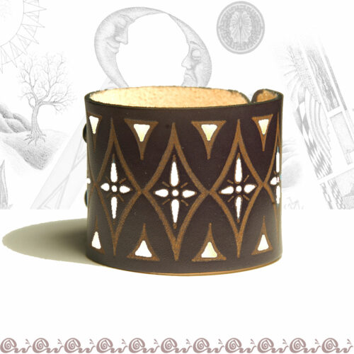 Bracciale due fibbie decorato - immagine 7