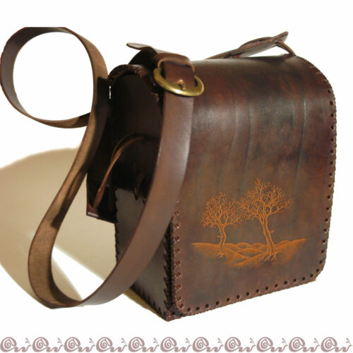 borsa con alberi