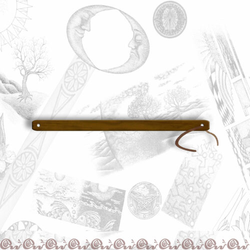 bracciale in cuoio con laccio