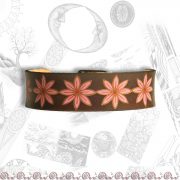 bracciale cuoio 2 cm