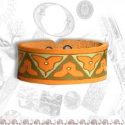 bracciale cuoio 3 cm