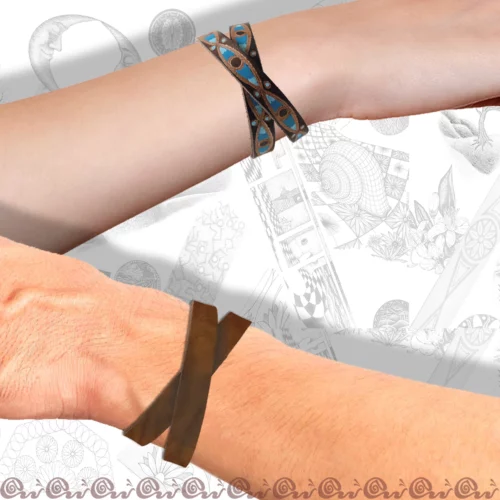 bracciale due giri uomo donna